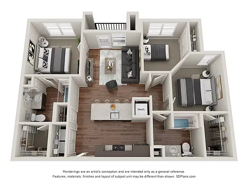 Floor plan C1