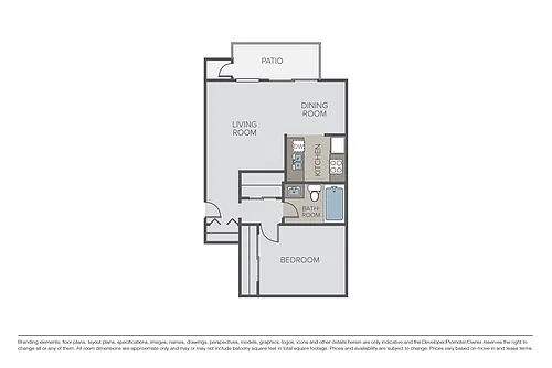 Floor plan Plan 1C