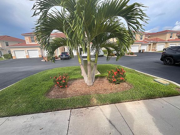 Irrigated green lawns