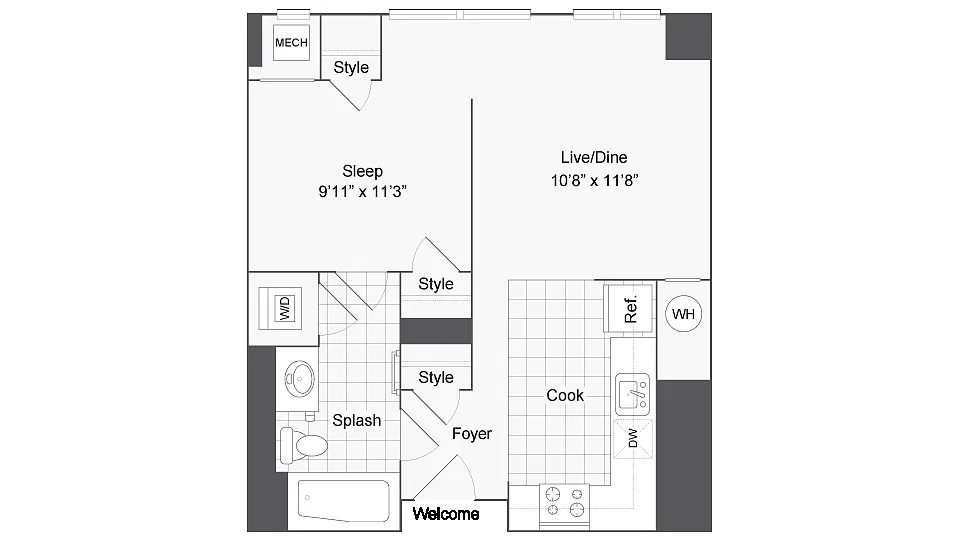 Floor plan Franklin Affordable