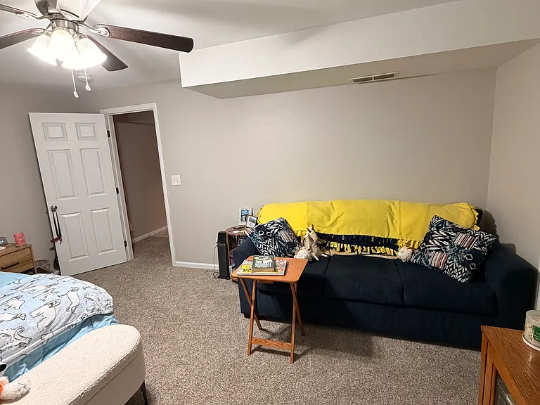 Bedroom in basement
