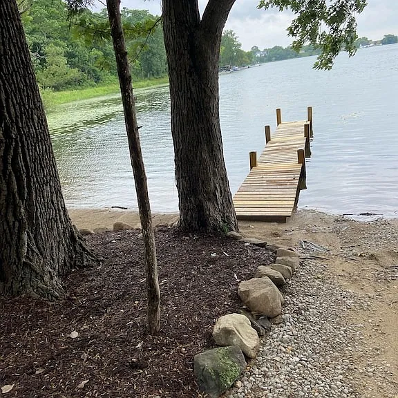 Private boat launch