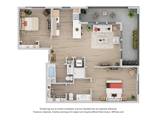 Floor plan 2C