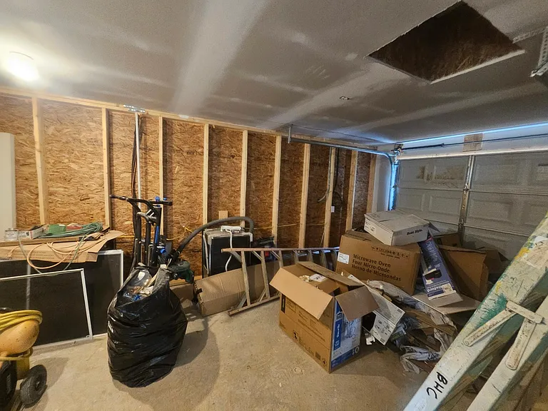 under construction garage