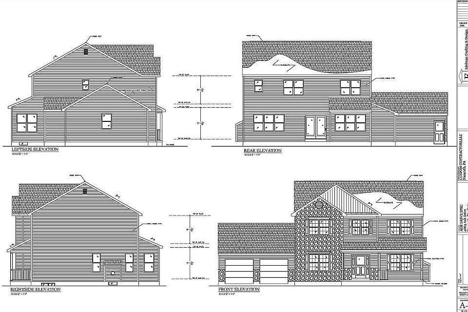 Front & Rear Elevations