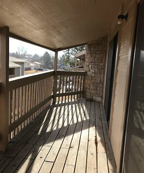 View of the balcony
