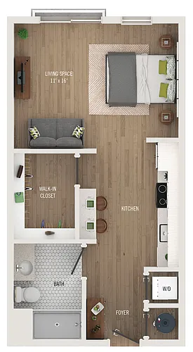 Floor plan Library Park II | S10