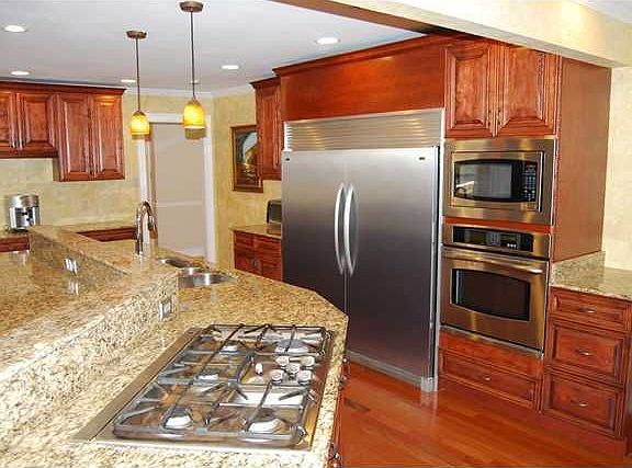Kitchen with wonderful cabinets, granite counters, appliances