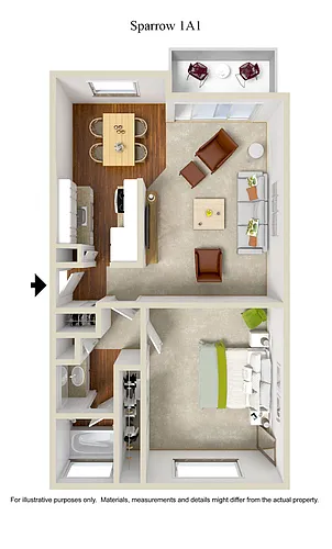 Floor plan Sparrow