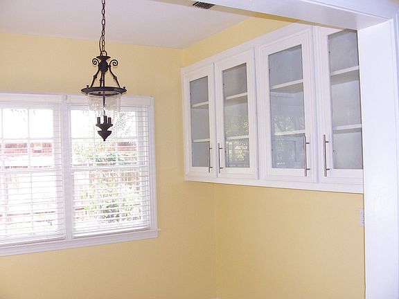 Breakfast nook attached to the kitchen