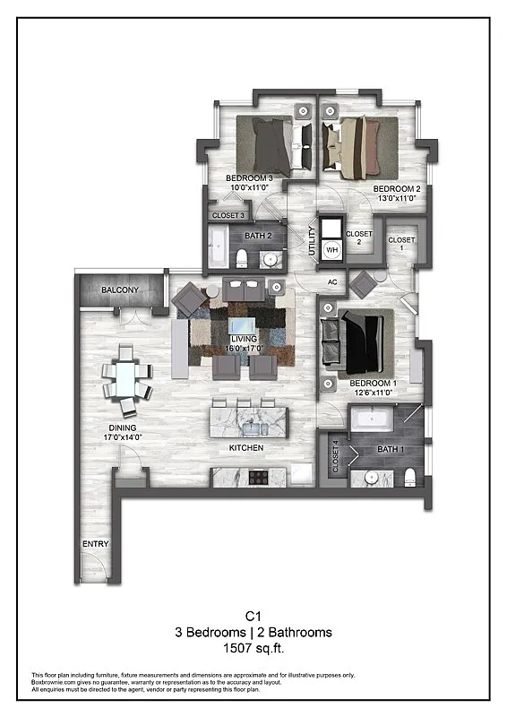 Floor plan C1