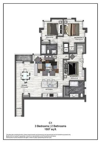 Floor plan C1