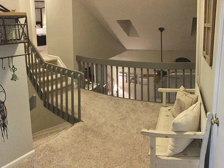 Upstairs looking towards master
