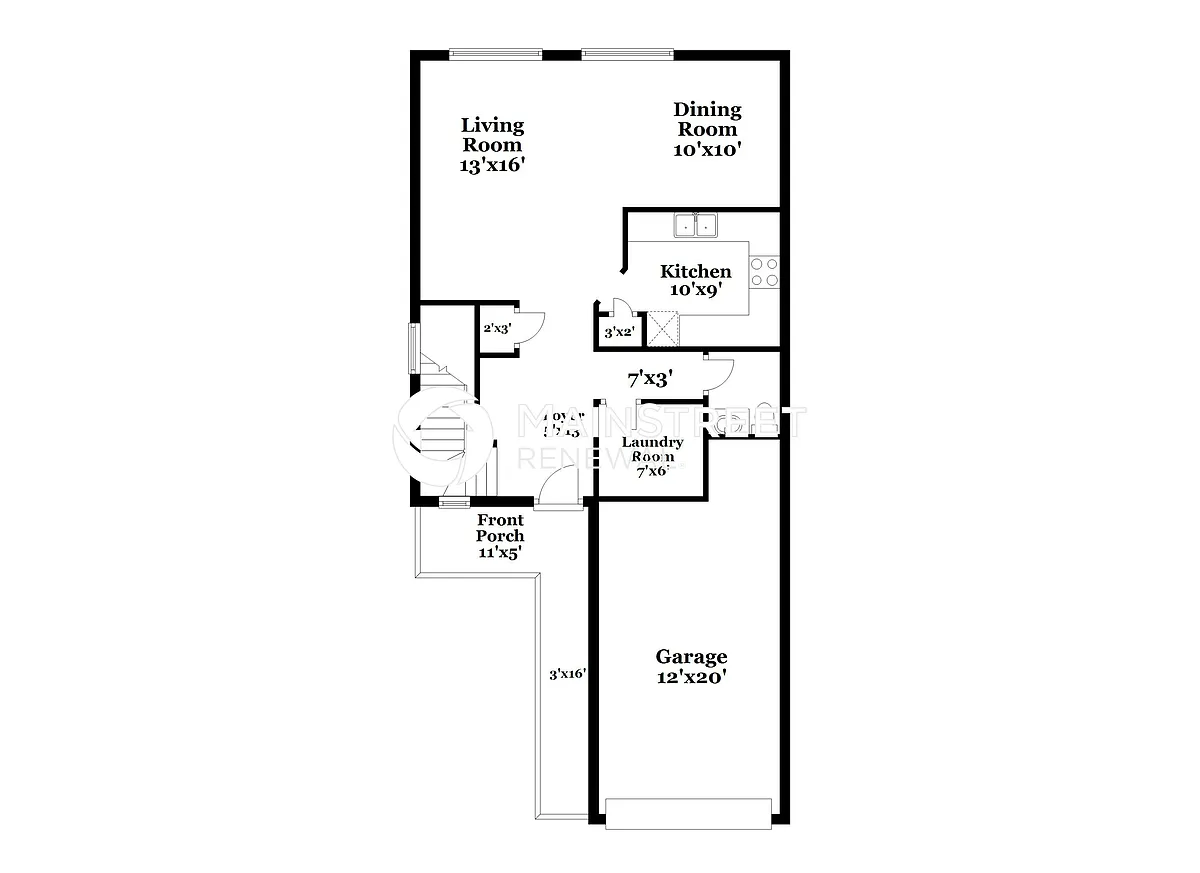 Floor Plan - 10325 Bronze Dr