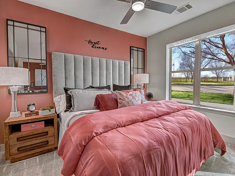 Ceiling Fans in Living Room and Bedrooms