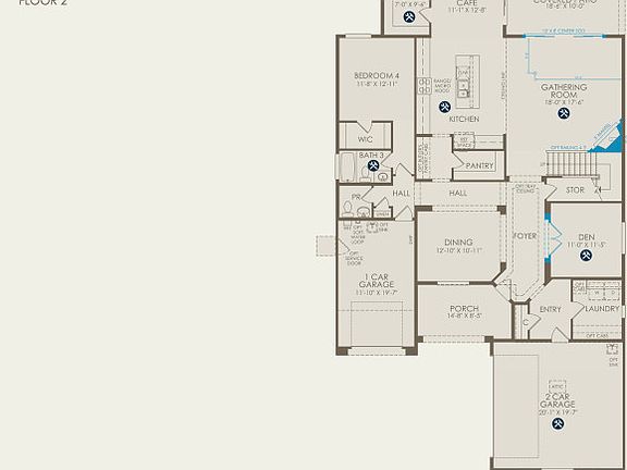 Starwood Floor Plan, Quick Move-in Home, Floor 1