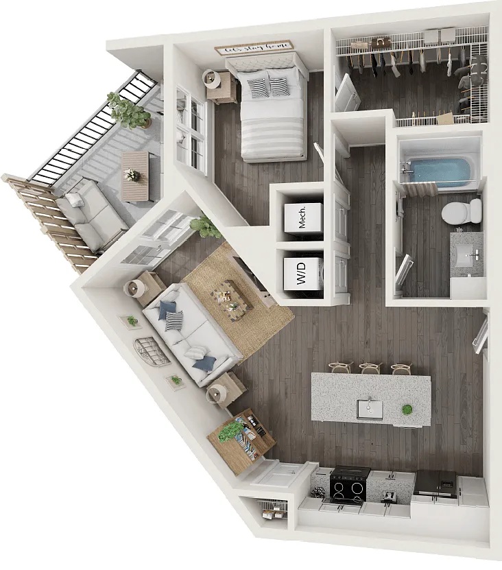Floor plan Moore Cove
