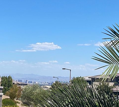 View of Strip from front of home