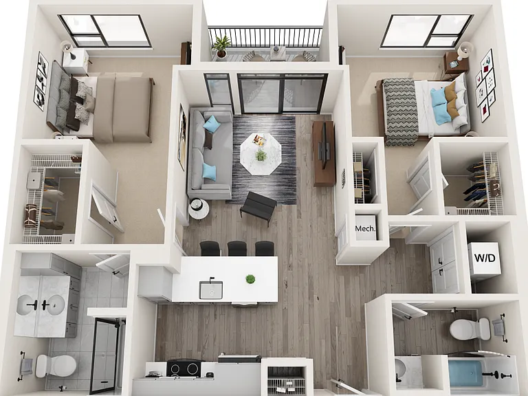 Gemini - 2 Bedroom, 2 Bathroom