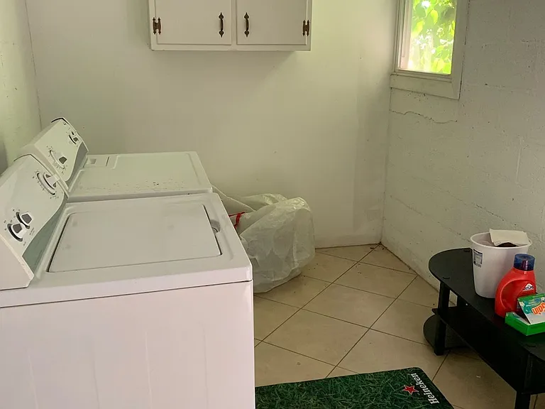 Private full size washer & dryer.