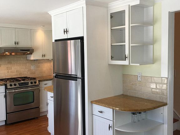 Kitchen, view from dining area.