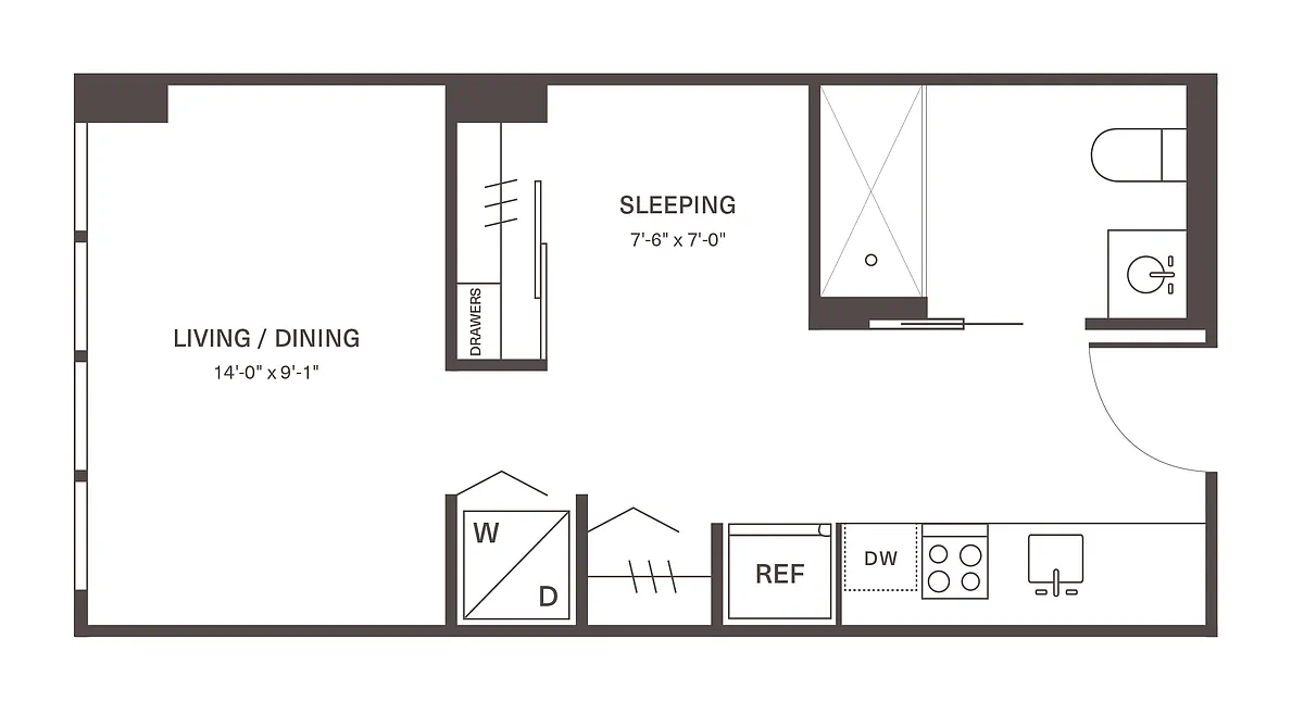 Floor plan S1A