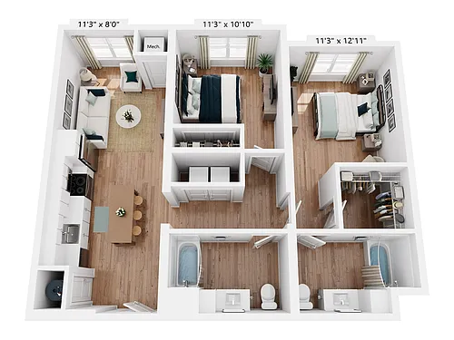 Floor plan B3