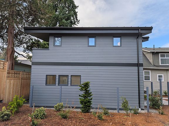 East side (before fence was finished).