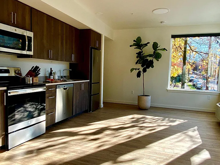 1 BR "B" = corner apartment