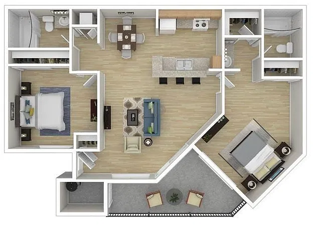 Floor plan B1
