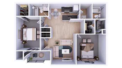 Floor plan 2X2