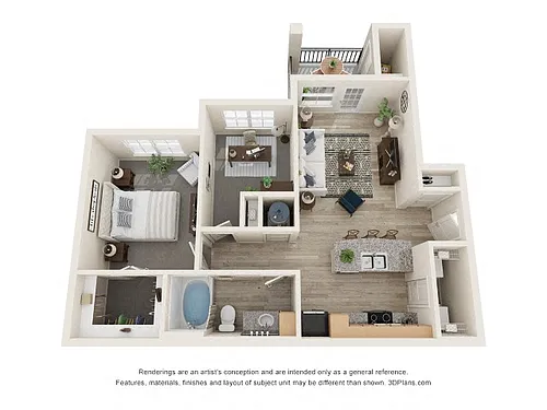 Floor plan A2: Sapphire