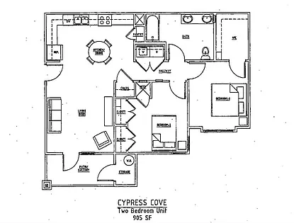 Floor plan 2 Bedroom
