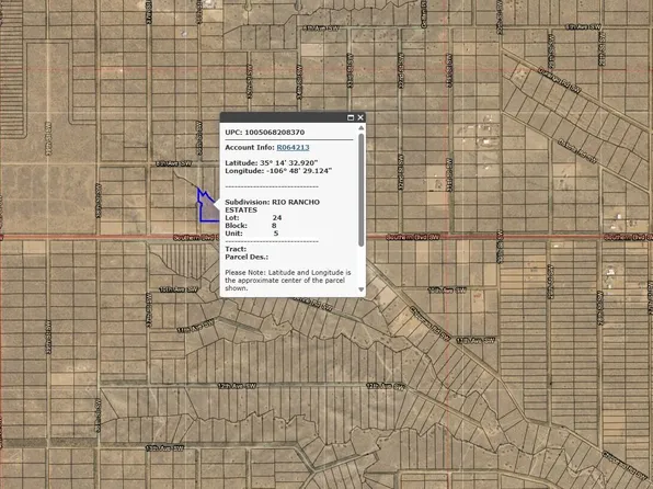 36th U5 B8 L24 St SW #5, Rio Rancho, NM 87124