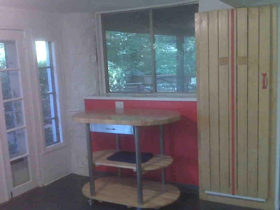 Entry and kitchen pantry.