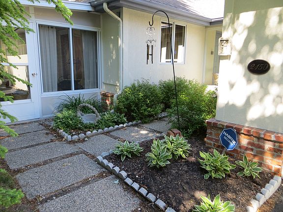 Landscaped Entrance