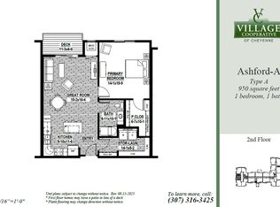 Ashford-A (Handicap Adaptable) Plan, Village Cooperative of Cheyenne (Active Adults 62+), Cheyenne, WY 82009