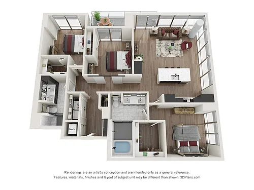 Floor plan C1.T