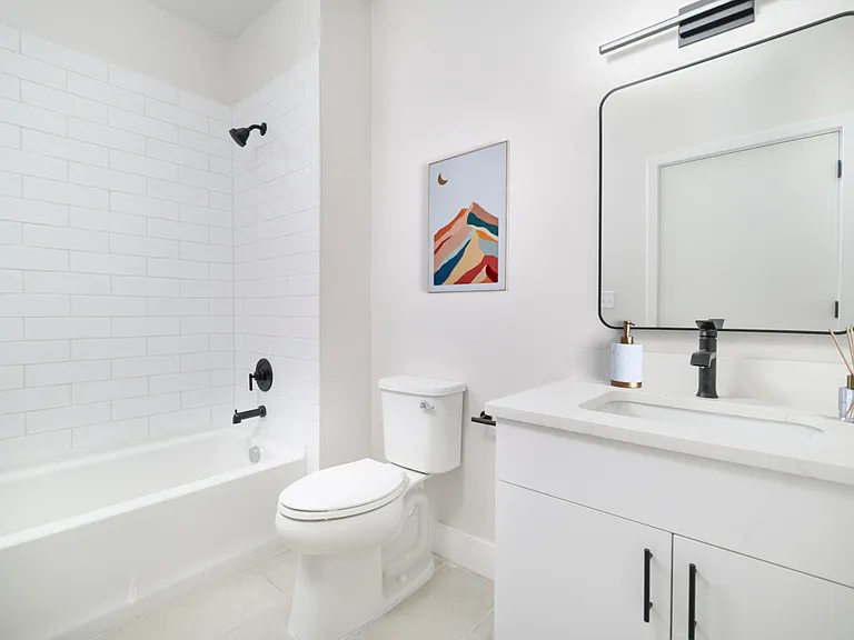 Modern White and black baths