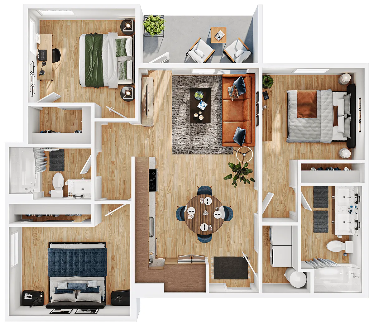 Floor plan D