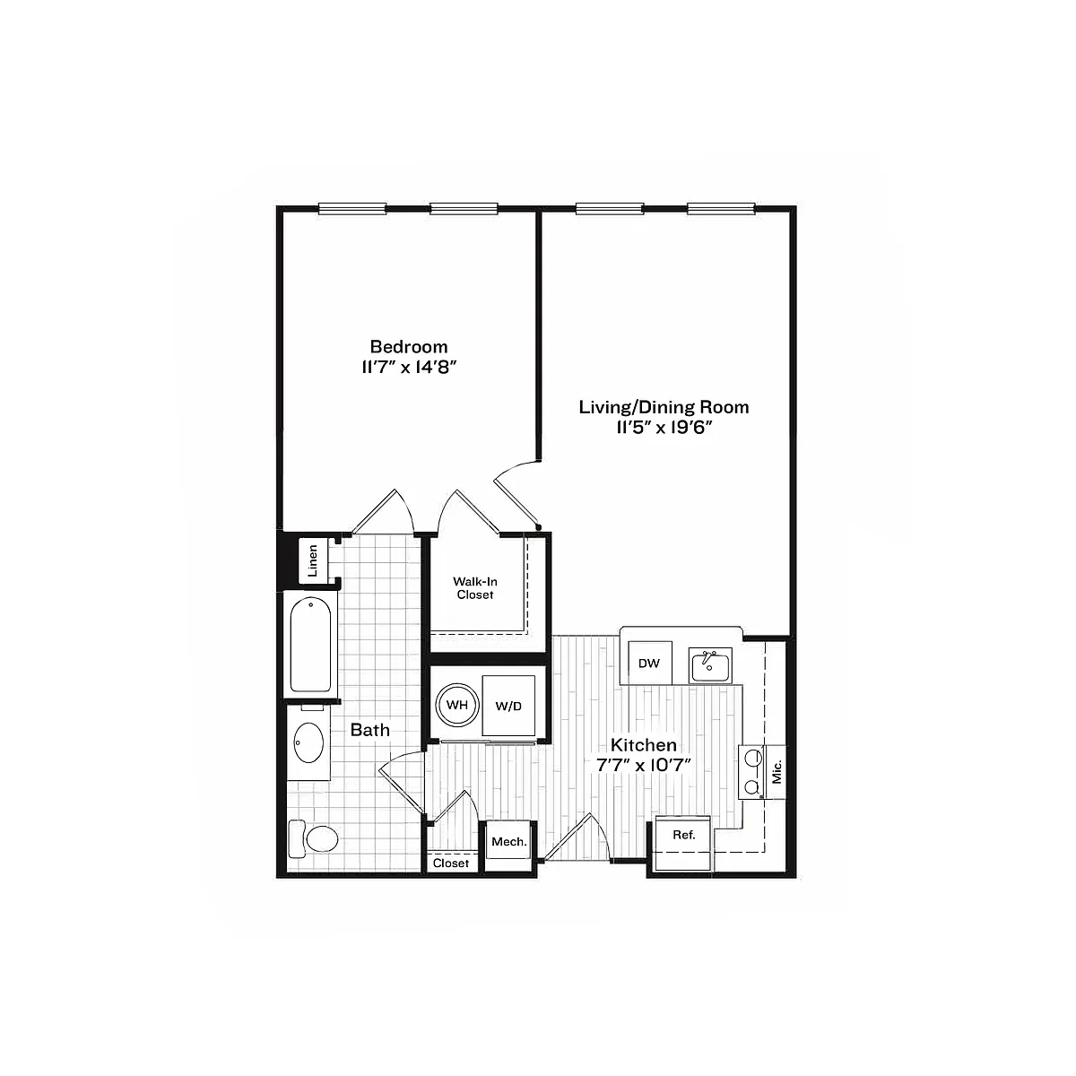Floor plan Beacon 3
