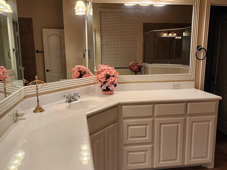 master bath "her vanity"