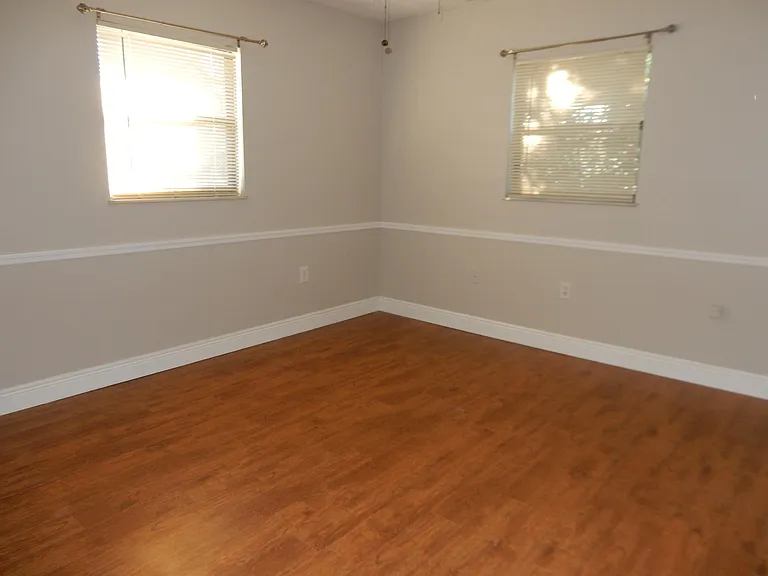 2nd bedroom, wood floors