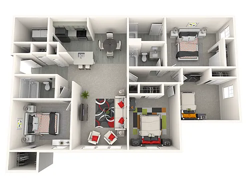 Floor plan 4X3
