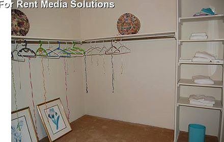 Enjoy a gigantic master walk in closet!