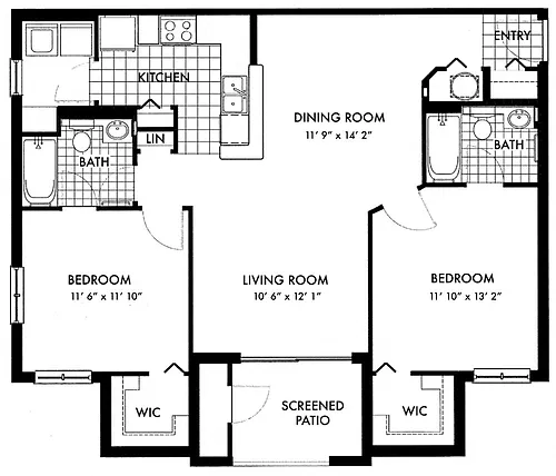 Floor plan Hampton B2B
