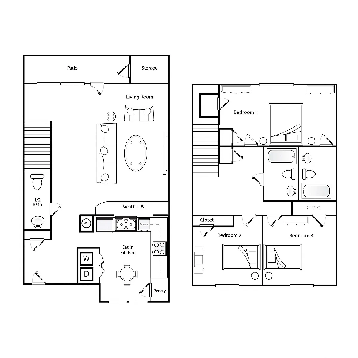 Floor plan C1 Market
