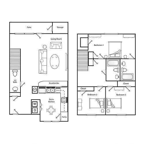Floor plan C1 Market