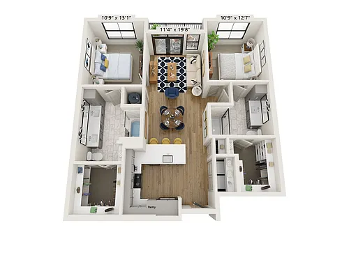 Floor plan B0