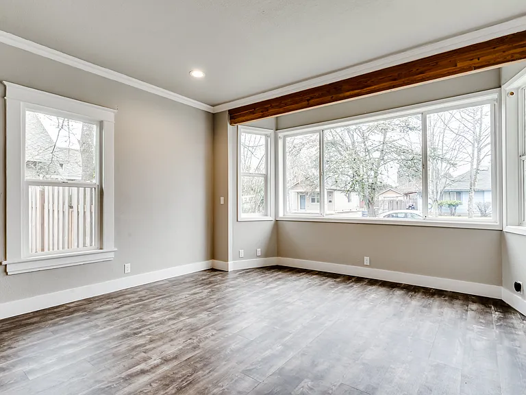 Livingroom also has a window view to your private patio area.